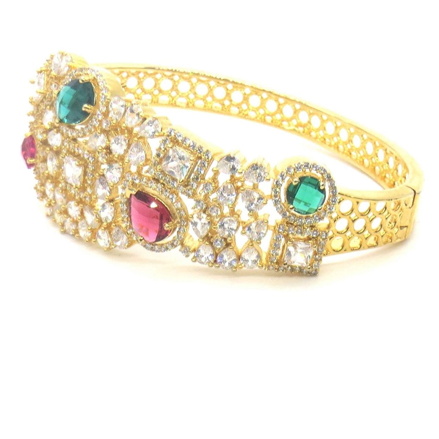 Jewelshingar Jewellery Shingar Jewellery Gold Plated Bracelets for Women (45224-bcad)