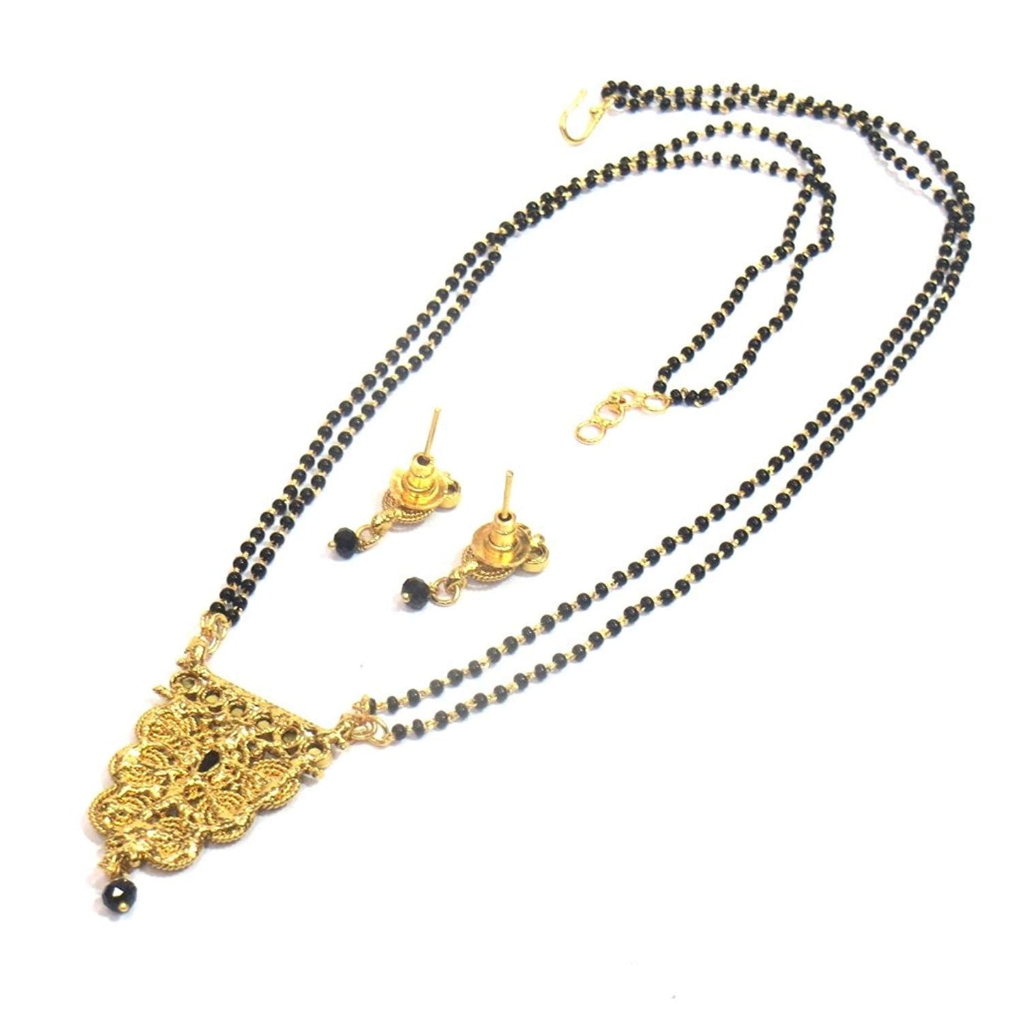 Jewelshingar Jewellery Fine Gold Plated Mangalsutra For Women ( 32743-p2 )