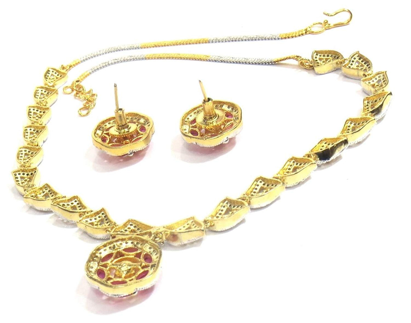 Jewelshingar Jewellery Fine Quality Choker Set For Women ( 33061-nad-ruby )