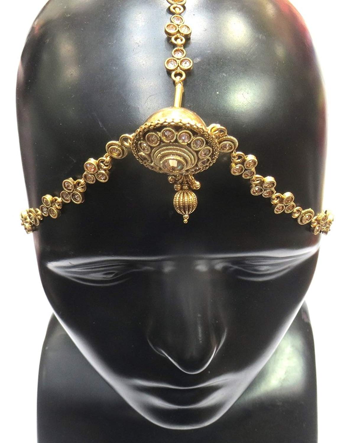 Jewelshingar Jewellery Fine Gold Plated Maangtikka Maathapatti For Women ( 35432-maangtikka-maathapatti )
