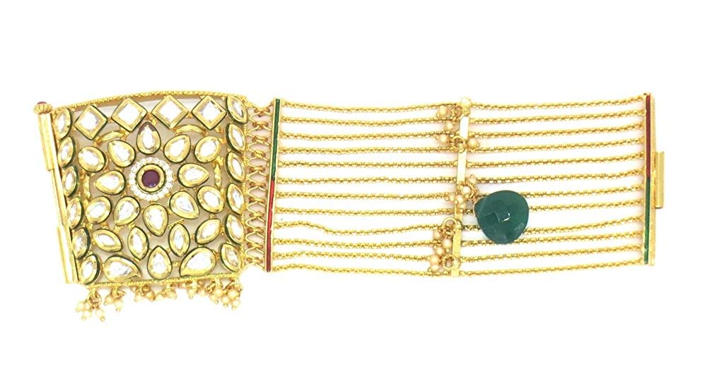 Jewelshingar Jewellery Shingar Jewellery Gold Plated Bracelets for Women (45542-cb)