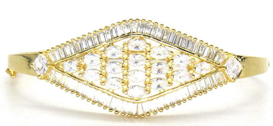 Jewelshingar Jewellery Shingar Jewellery Silver Gold Plated Bracelets for Women (45136-bcad)