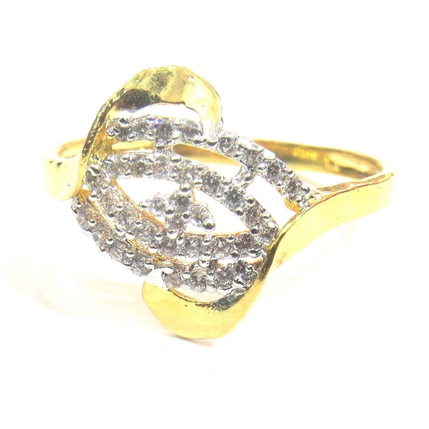 Jewelshingar Jewellery Fine Gold Plated Finger Ring For Women ( 31650-ring-18 )