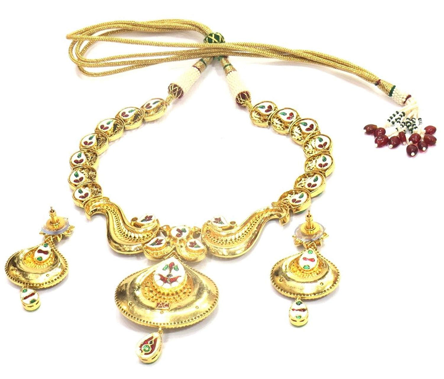 Jewelshingar Jewellery Exclusive Necklace Pendant Set For Women ( 37528-acs )