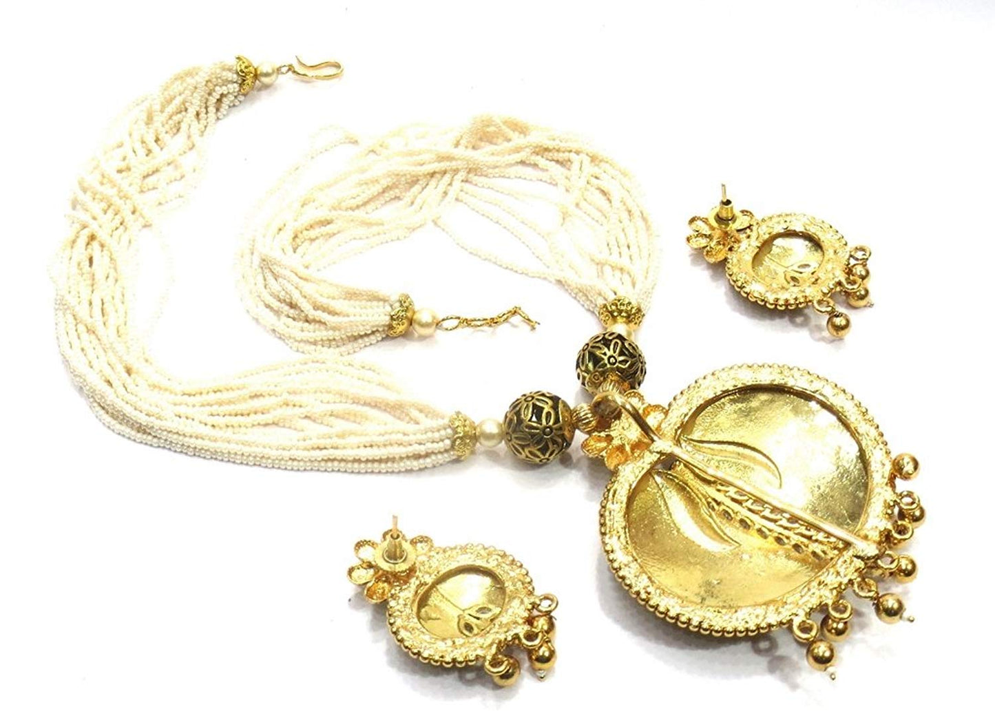 Jewelshingar Jewellery Fine Gold Plated Pendant Set For Women ( 36253-as-ps )