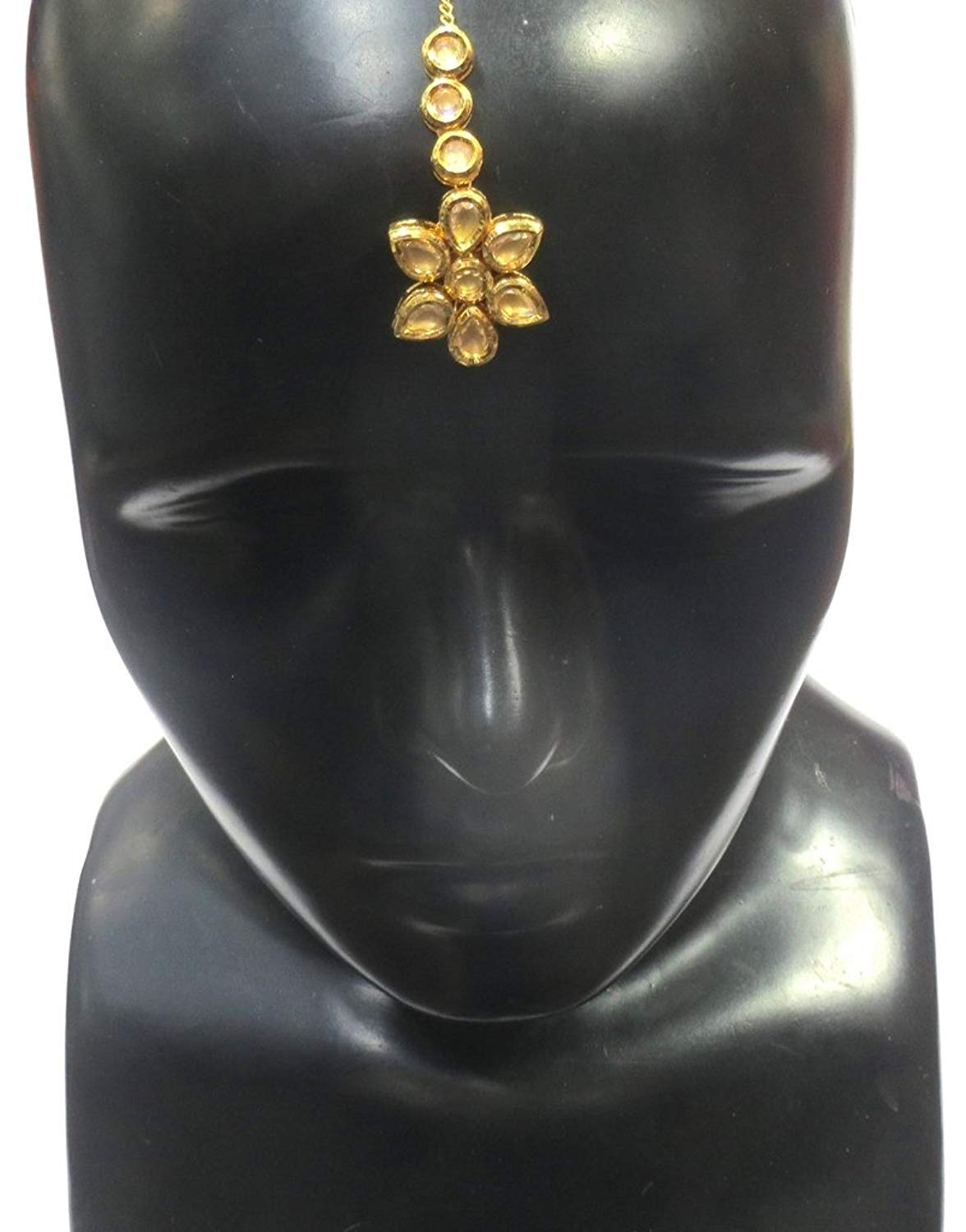 Jewelshingar Jewellery Fine Gold Plated Maangtikka For Women ( 35245-maangtikka )