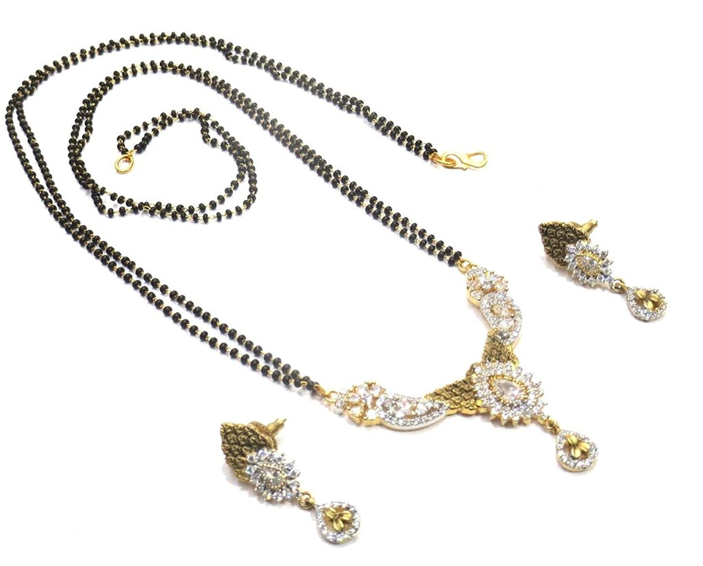 Jewelshingar Jewellery Fine Gold Plated Mangalsutra For Women ( 36154-p2 )