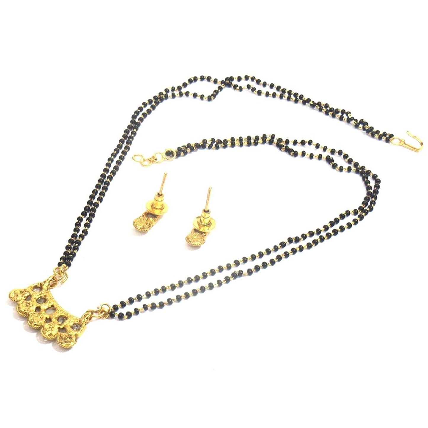 Jewelshingar Jewellery Fine Gold Plated Mangalsutra For Women ( 32760-p2 )