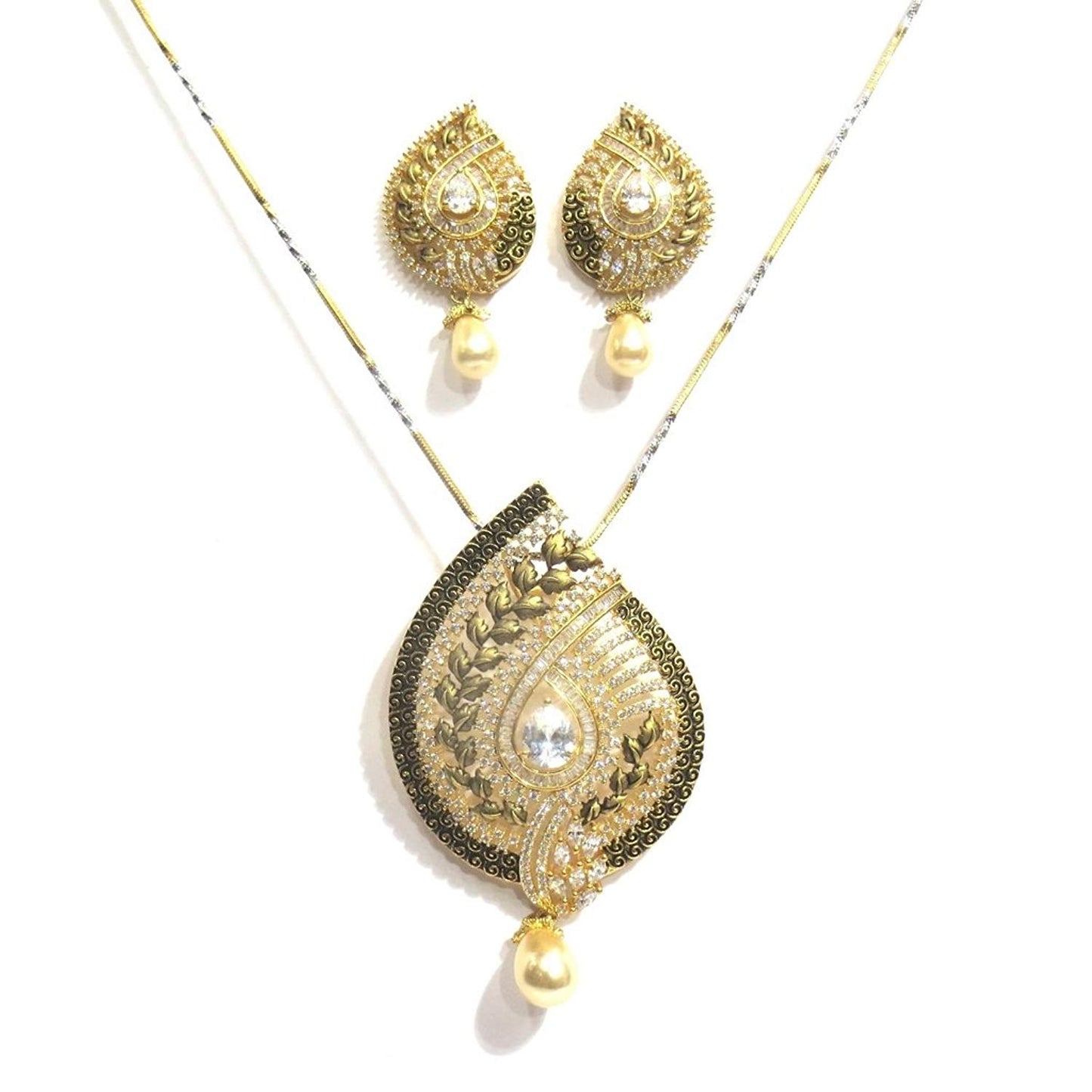 Jewelshingar Jewellery Fine Quality Pendant Set For Women ( 33109-psad )