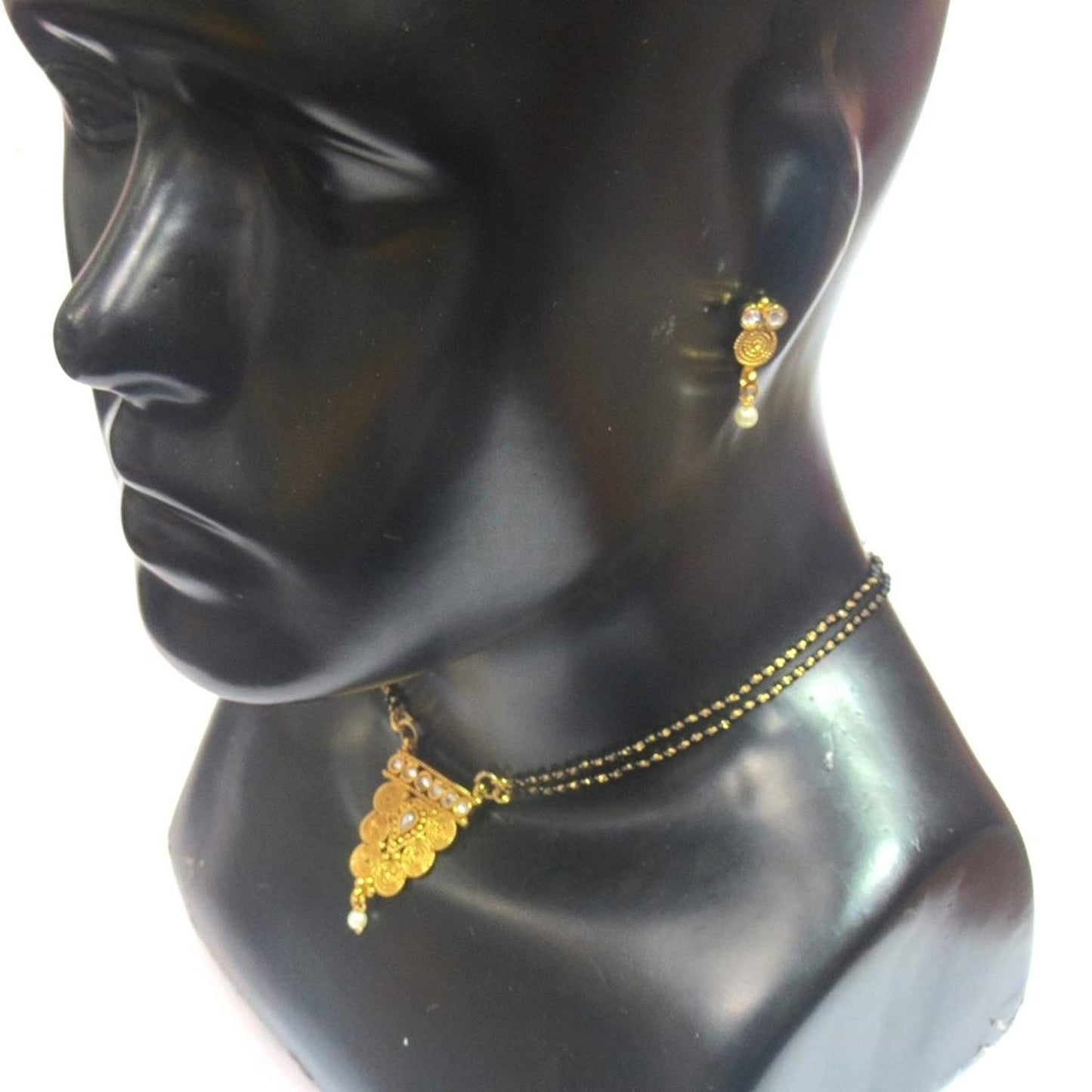Jewelshingar Jewellery Fine Gold Plated Mangalsutra For Women ( 32748-p2 )