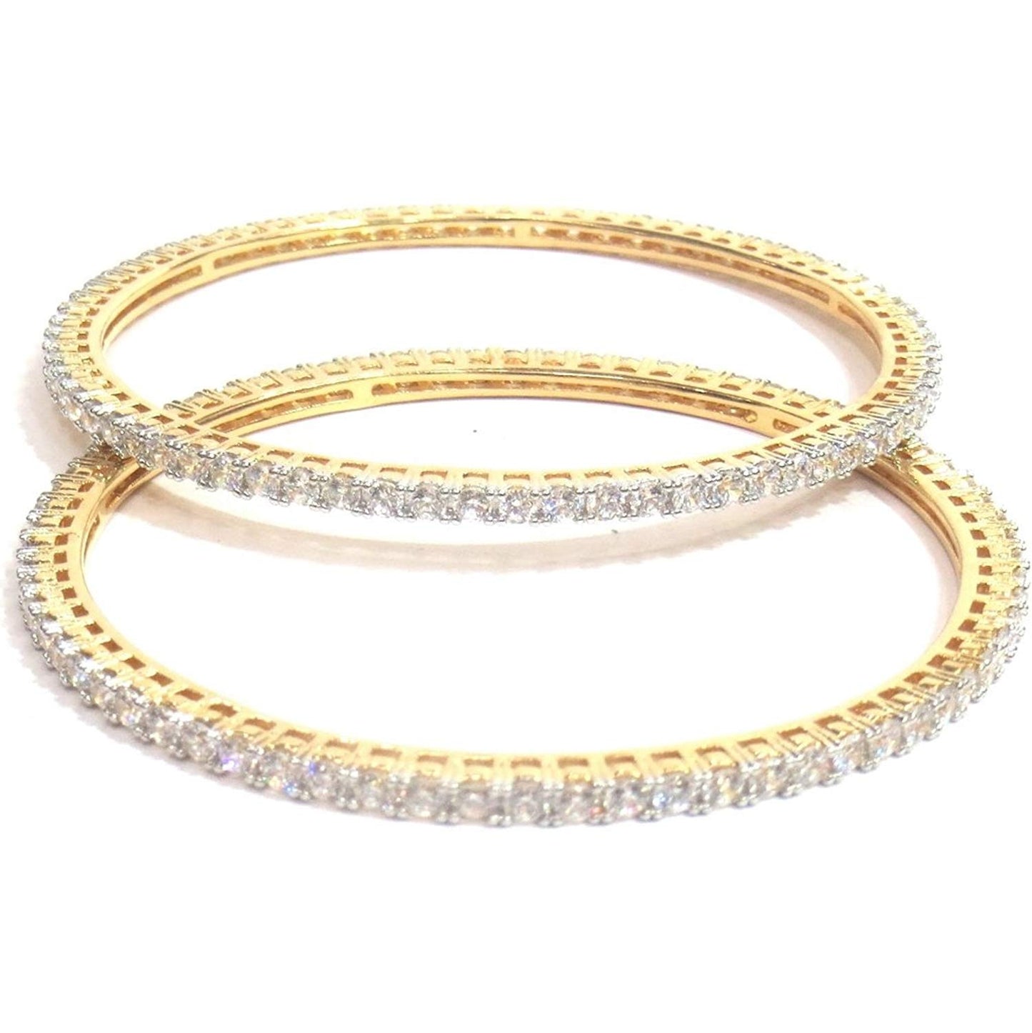 Jewelshingar Jewellery Fine Micro Plated Bangles For Women ( 32175-jb-dc-2.8 )