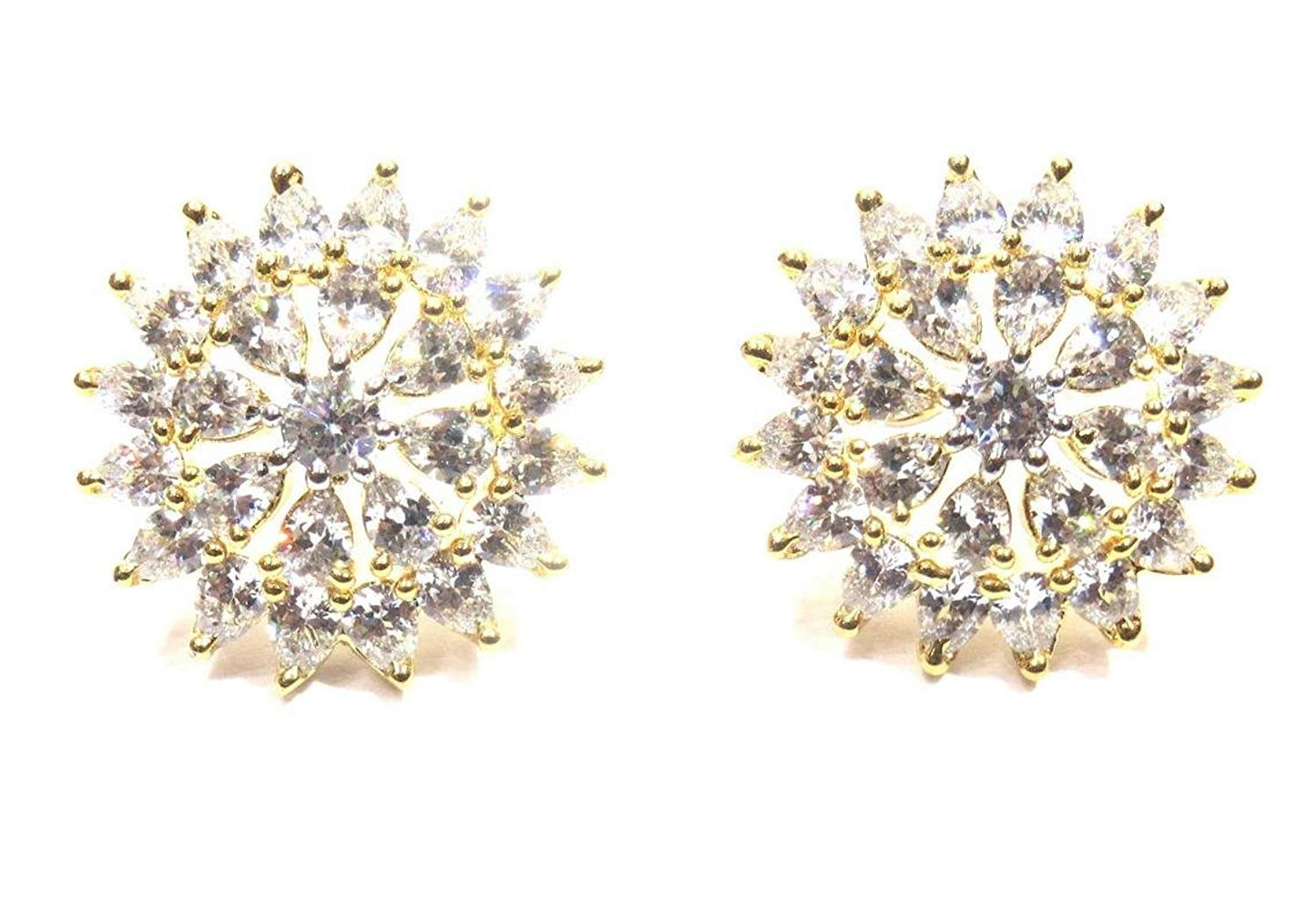Jewelshingar Jewellery Diamond Looking Stud Earrings For Women ( 39209-ead-studds-plain )