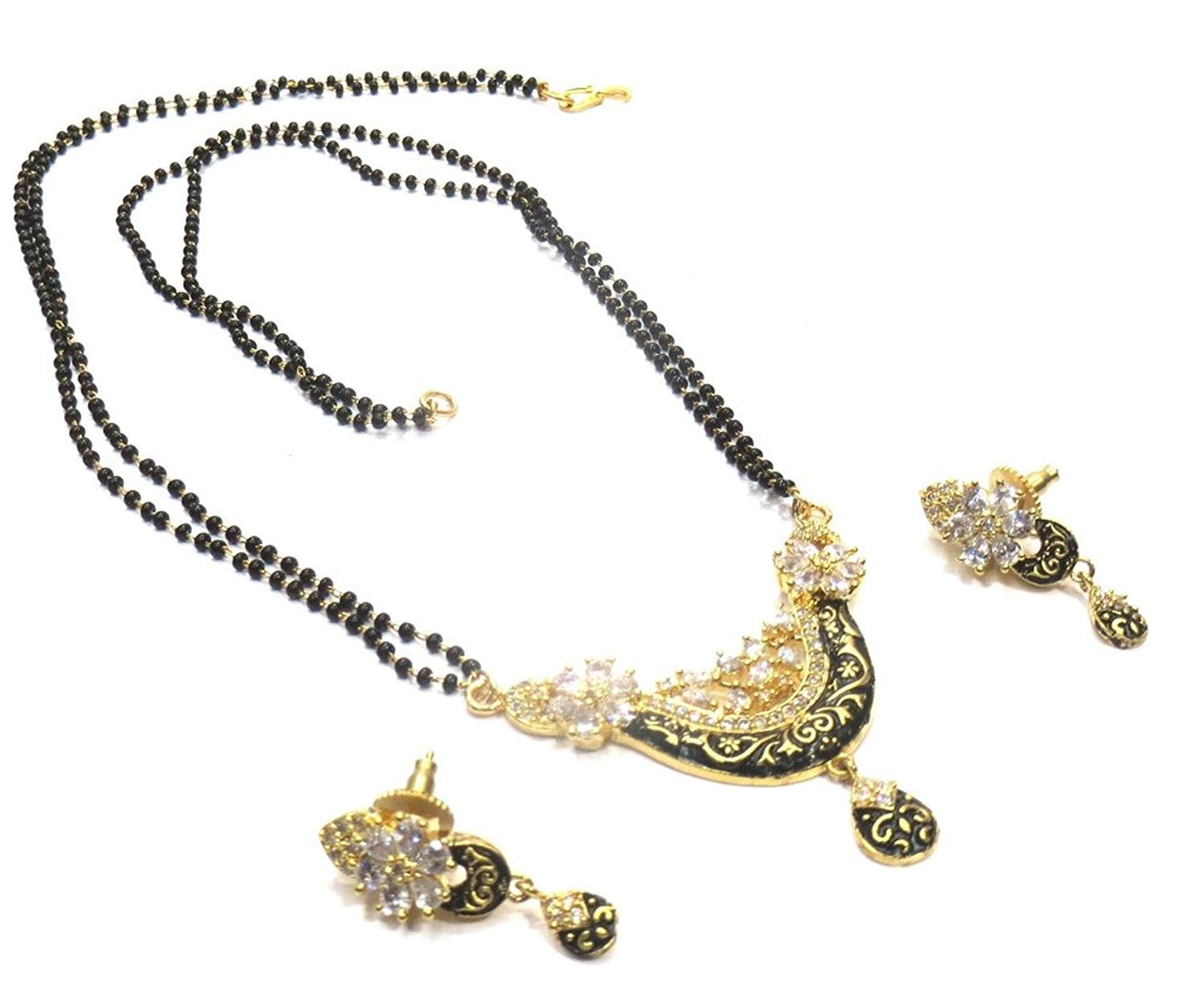 Jewelshingar Jewellery Fine Gold Plated Mangalsutra For Women ( 36163-p2 )