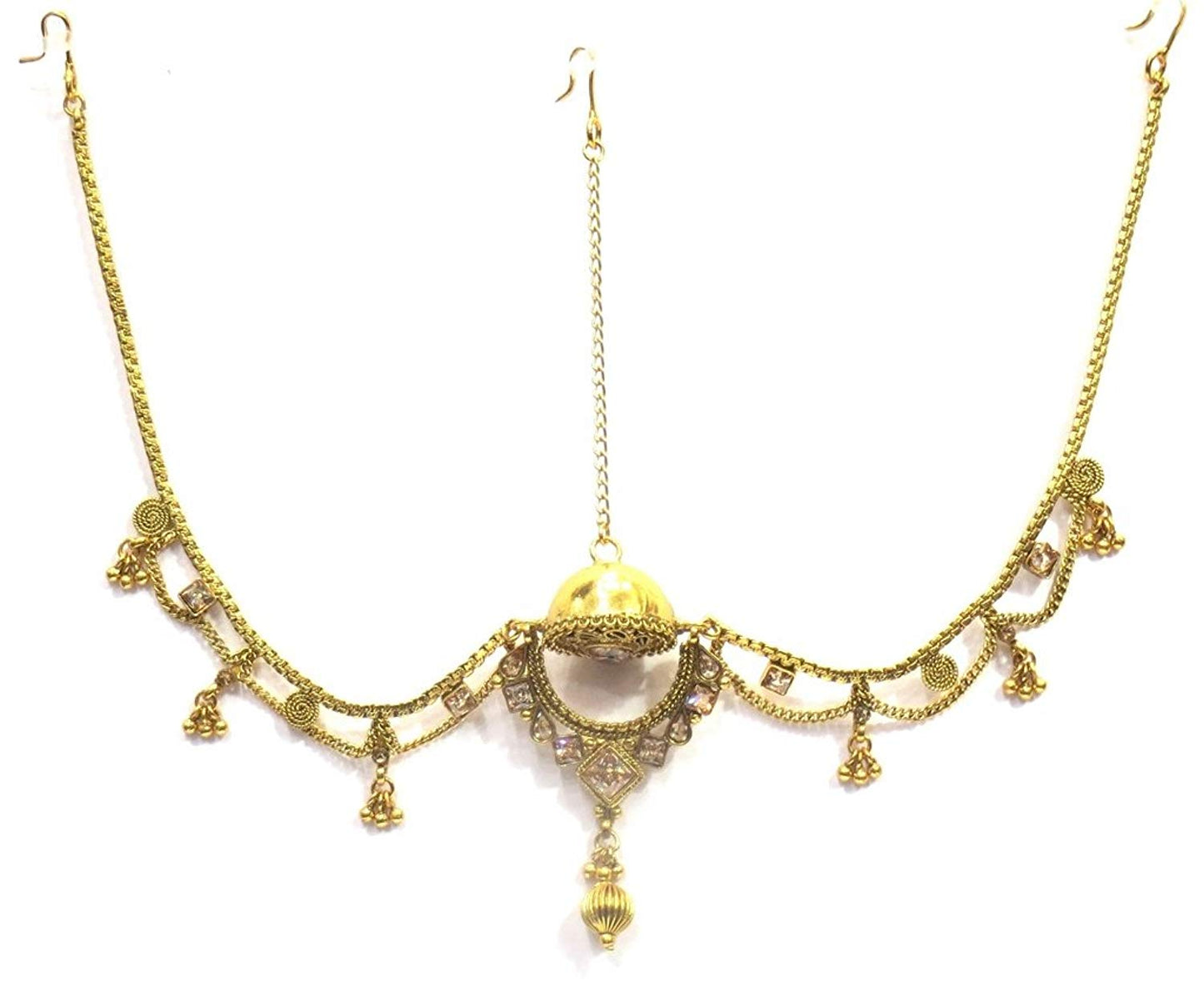 Jewelshingar Jewellery Fine Gold Plated Maangtikka Maathapatti For Women ( 35440-maangtikka-maathapatti )