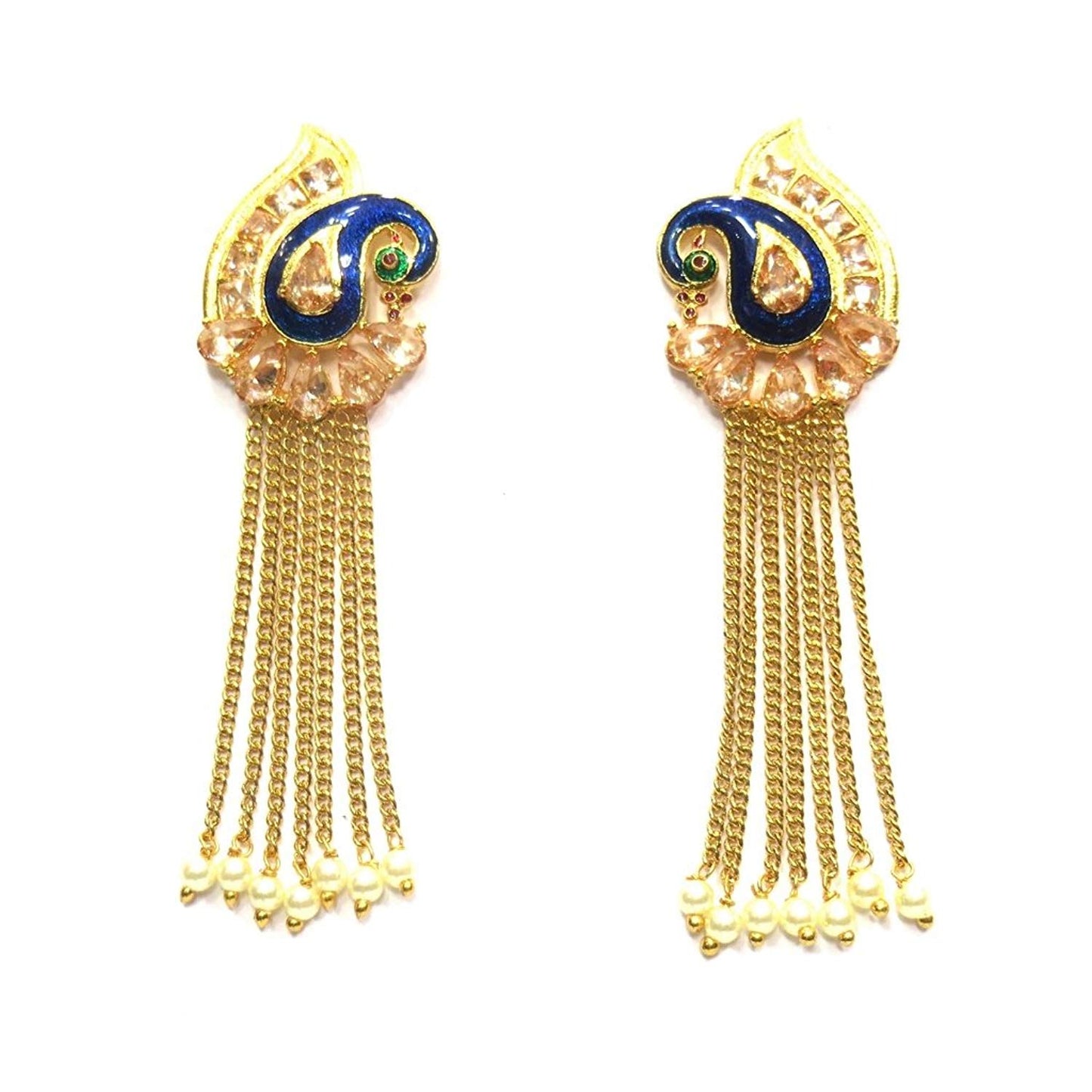 Jewelshingar Jewellery Gold Plated Earrings In Gold Colour For Women ( 21071-pe )