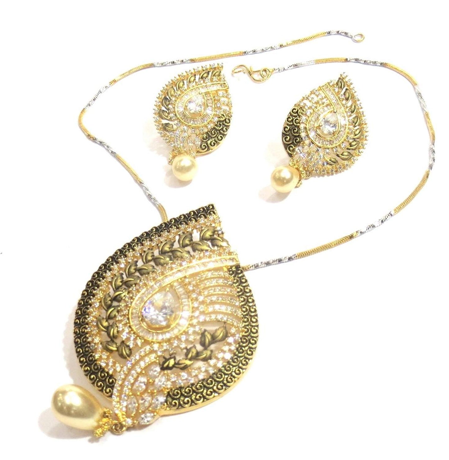 Jewelshingar Jewellery Fine Quality Pendant Set For Women ( 33109-psad )