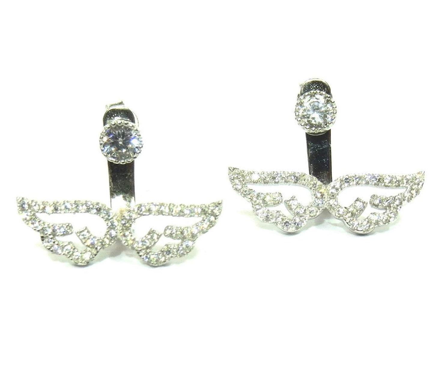 Jewelshingar Jewellery Exclusive 92.5 Sterling Silver Earrings For Girls ( 26727-ssec )