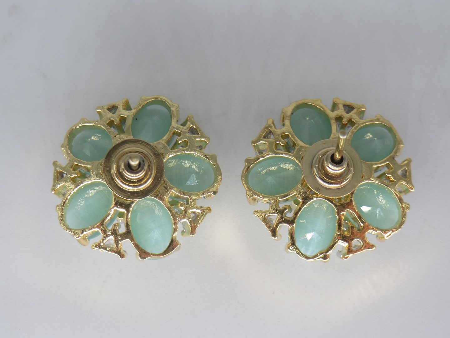 Jewelshingar Jewellery Gold Plated Diamond Earrings For Women ( 62560GJT )