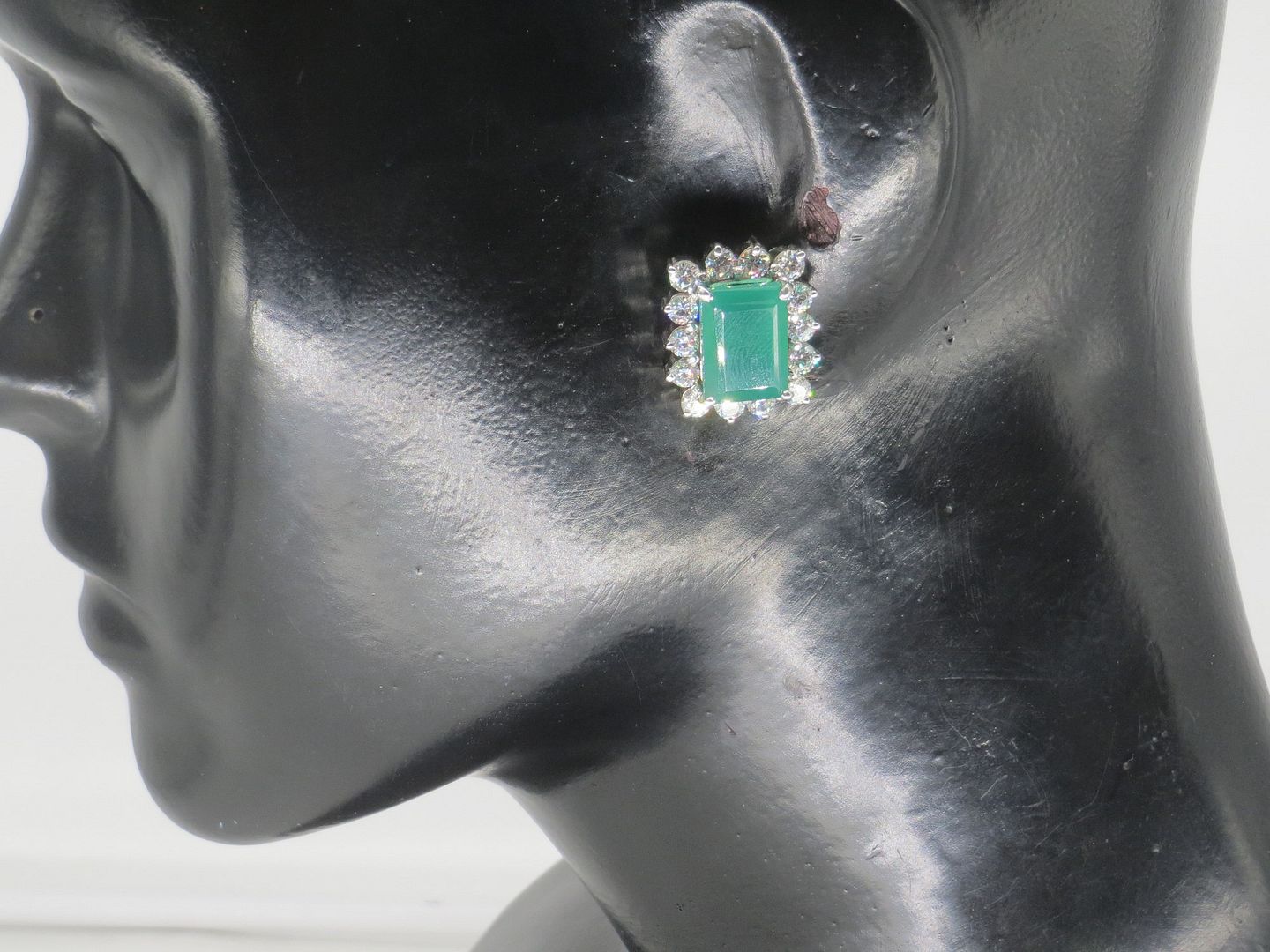Jewelshingar Jewellery Silver Plated Diamond Earrings For Women ( 62609SSE )