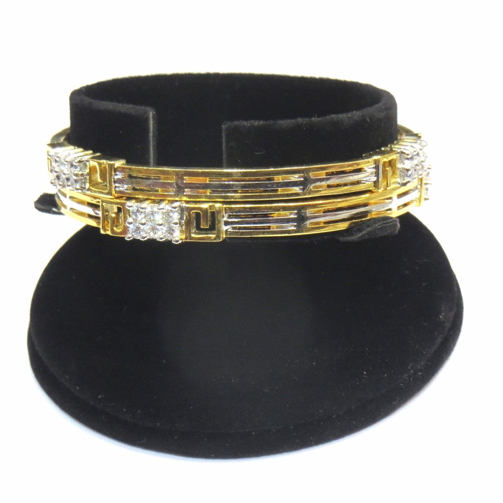 Jewelshingar Jewellery American Diamond Bangles For Women ( 6852-jb-P ) - JEWELSHINGAR