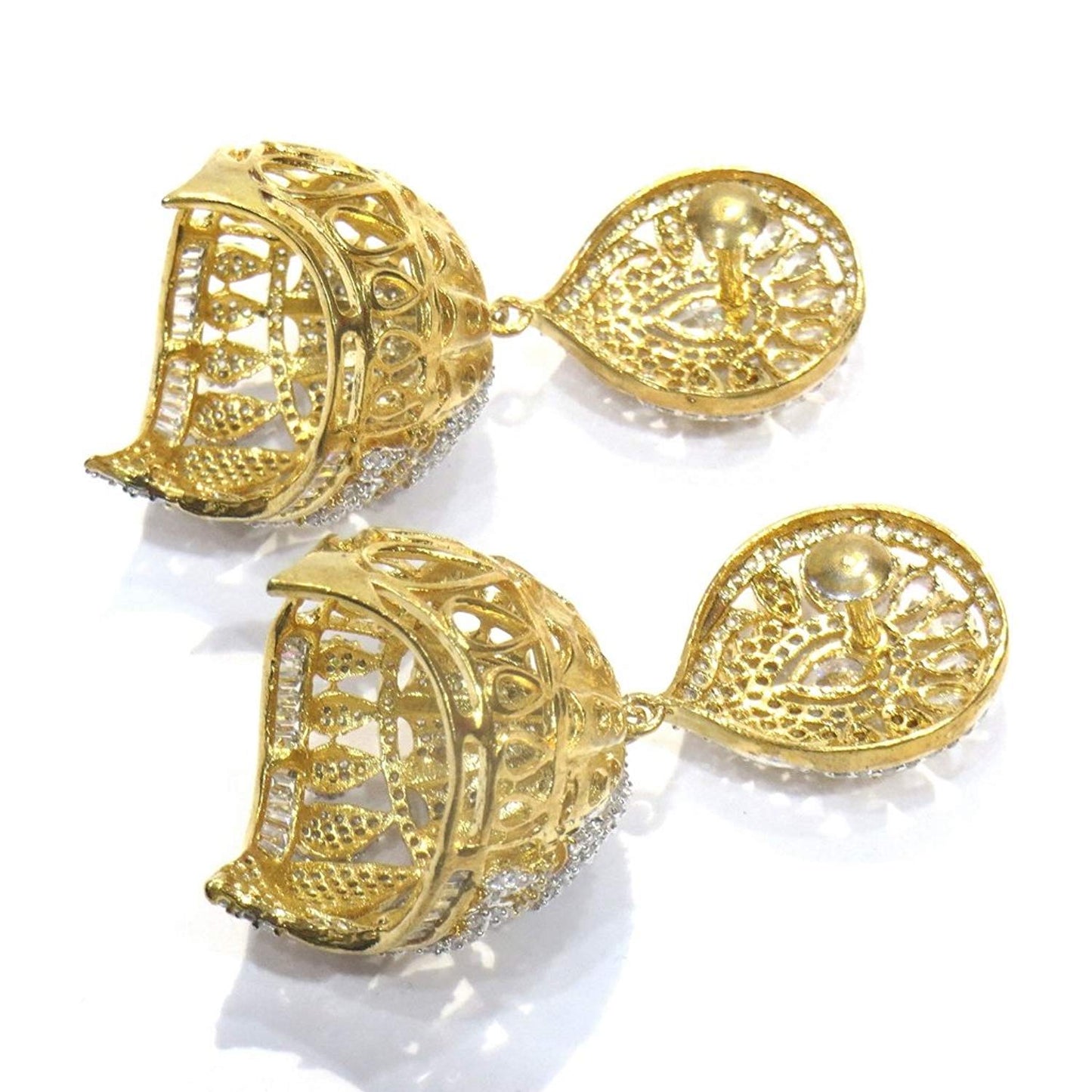 Jewelshingar Jewellery Shingar Jewellery Jhumki Earrings For Women ( 42177-ead-jhumki-plain )