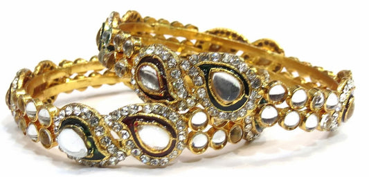 Jewelshingar Women's Antique Look Bangles 2.10 Jewellery ( 6035-bc-2.10-a ) - JEWELSHINGAR