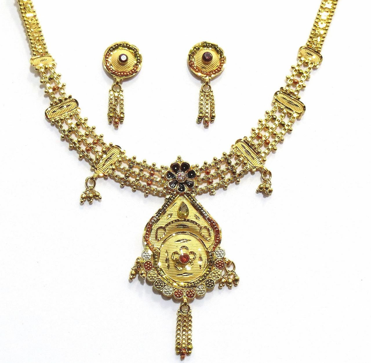 Jewelshingar Women's Gold-Plated Choker Necklace Jewellery ( 6077-g-a ) - JEWELSHINGAR