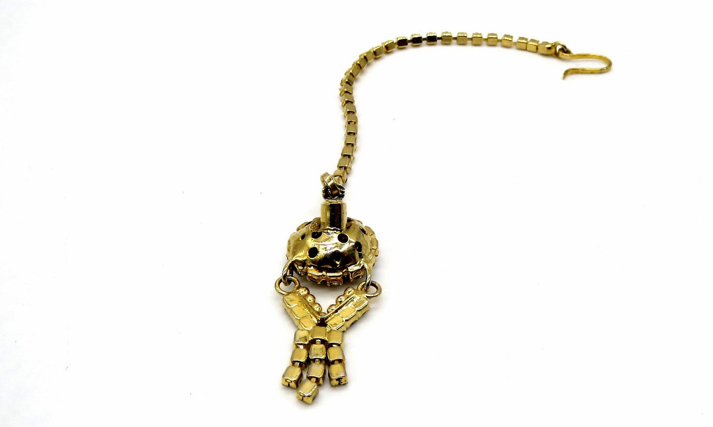 Jewelshingar Jewellery Gold Plated Zircon Maangtikka For Women ( 92314MTZ )