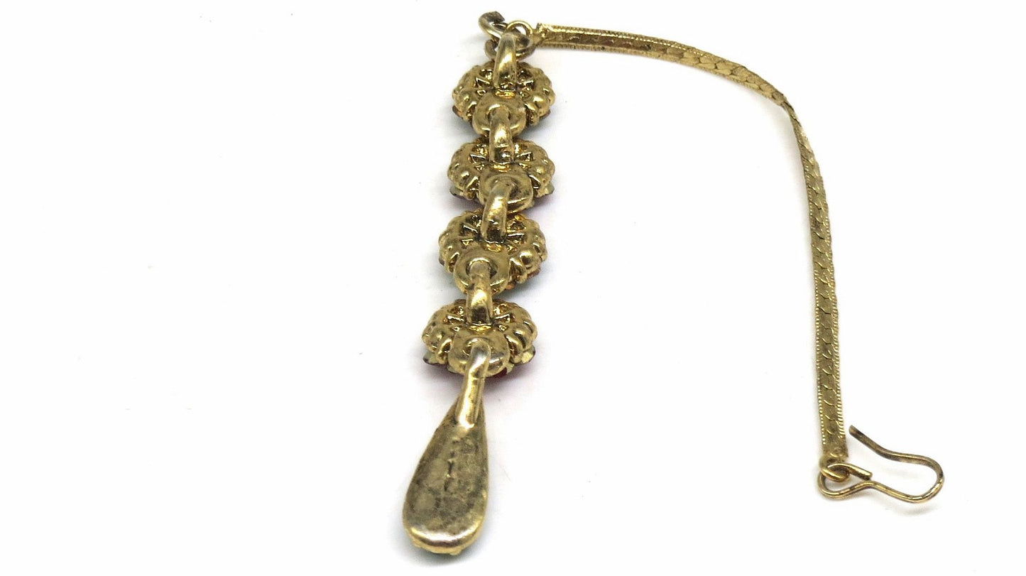 Jewelshingar Jewellery Gold Plated Zircon Maangtikka For Women ( 92396MTZ )