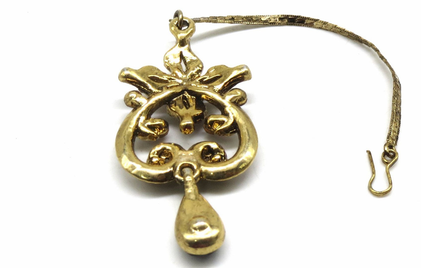 Jewelshingar Jewellery Gold Plated Zircon Maangtikka For Women ( 92420MTZ )