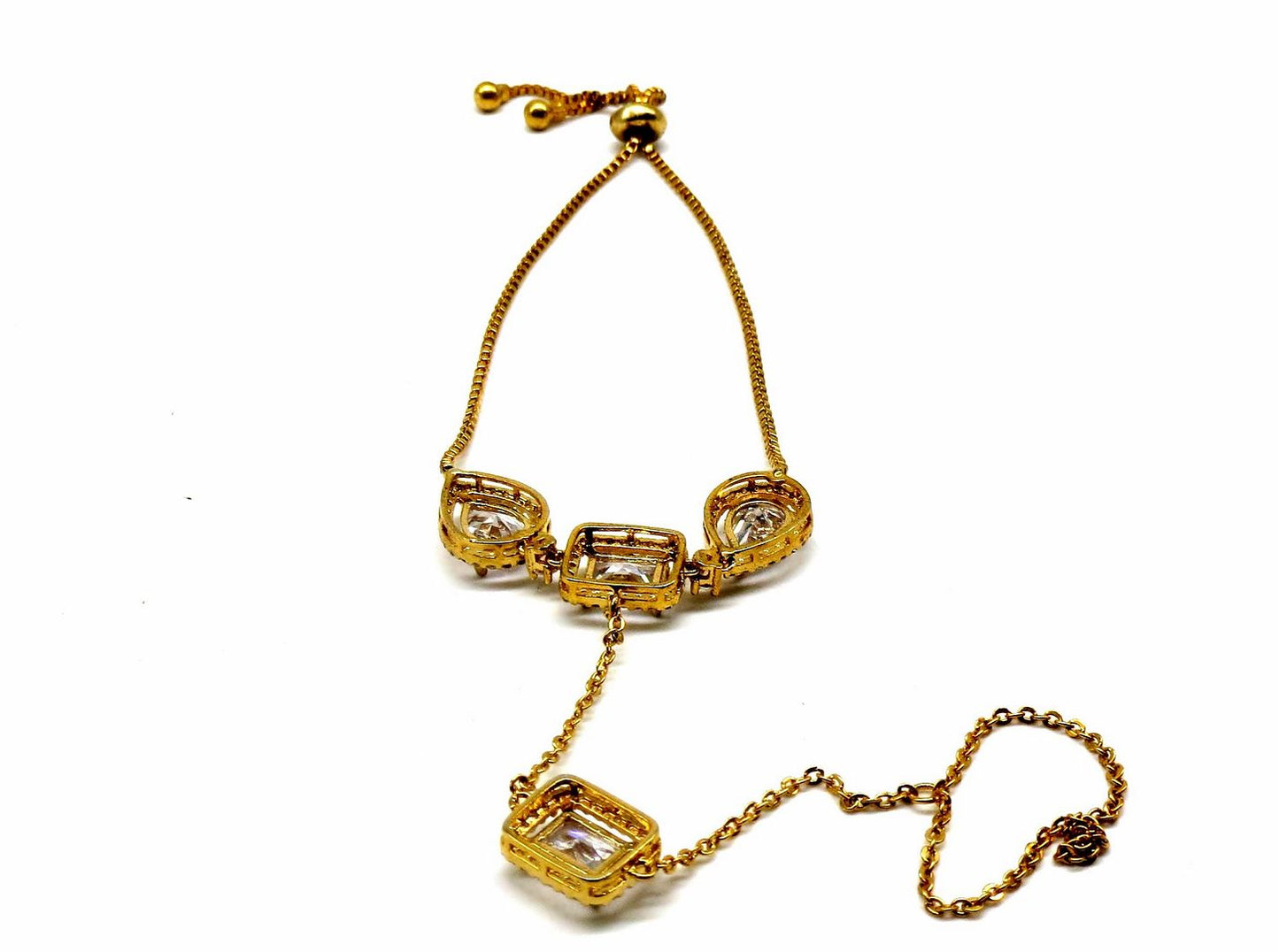 Jewelshingar Jewellery Gold Plated Hathphool For Women ( 92537CBH )