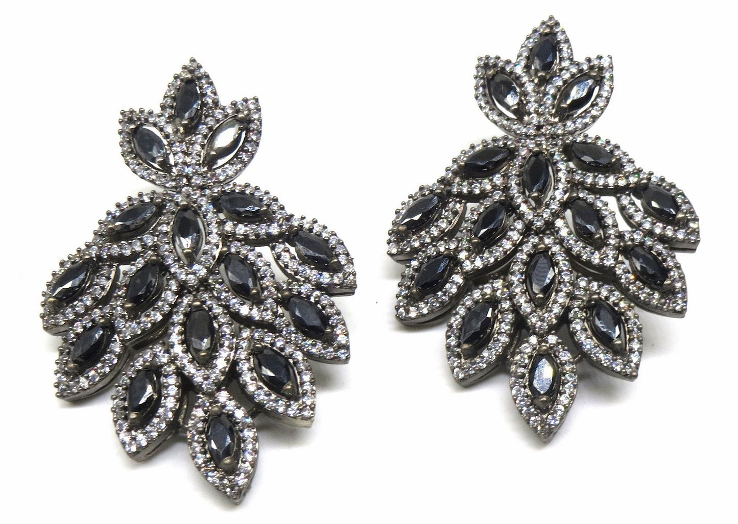 Jewelshingar Jewellery Victorian Plated Diamond Earrings For Women ( 92956EAD )