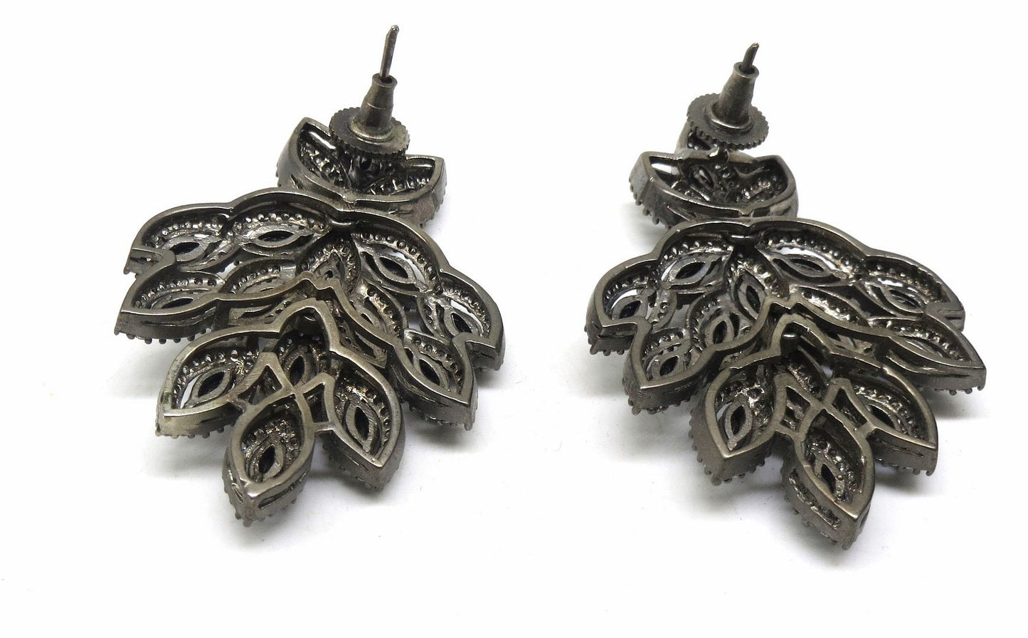 Jewelshingar Jewellery Victorian Plated Diamond Earrings For Women ( 92956EAD )