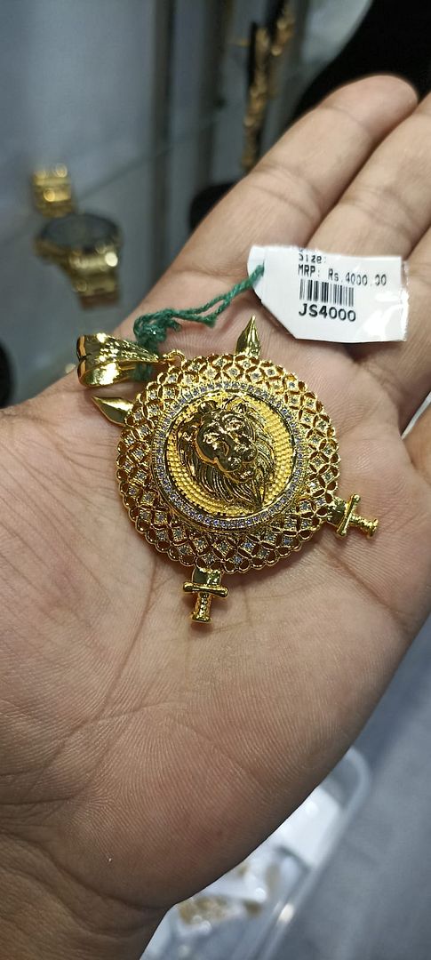 GOLD FORMING 2 INCH LOCKET PENDANT BY CHOKERSET P7654359