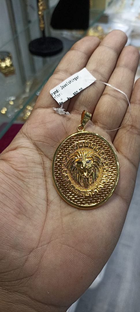 GOLD FORMING 2 INCH LOCKET PENDANT BY CHOKERSET P7654338
