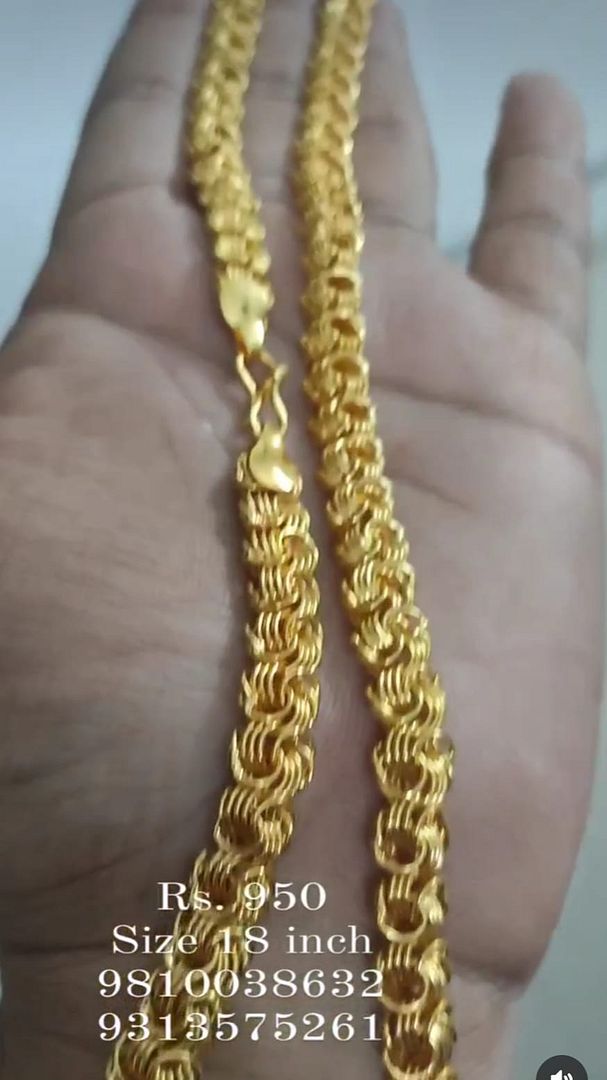Gold Forming 25 Mg 18 Inch 7 mm 30 Gram Teenager Chain By Chokerset CHWA0037