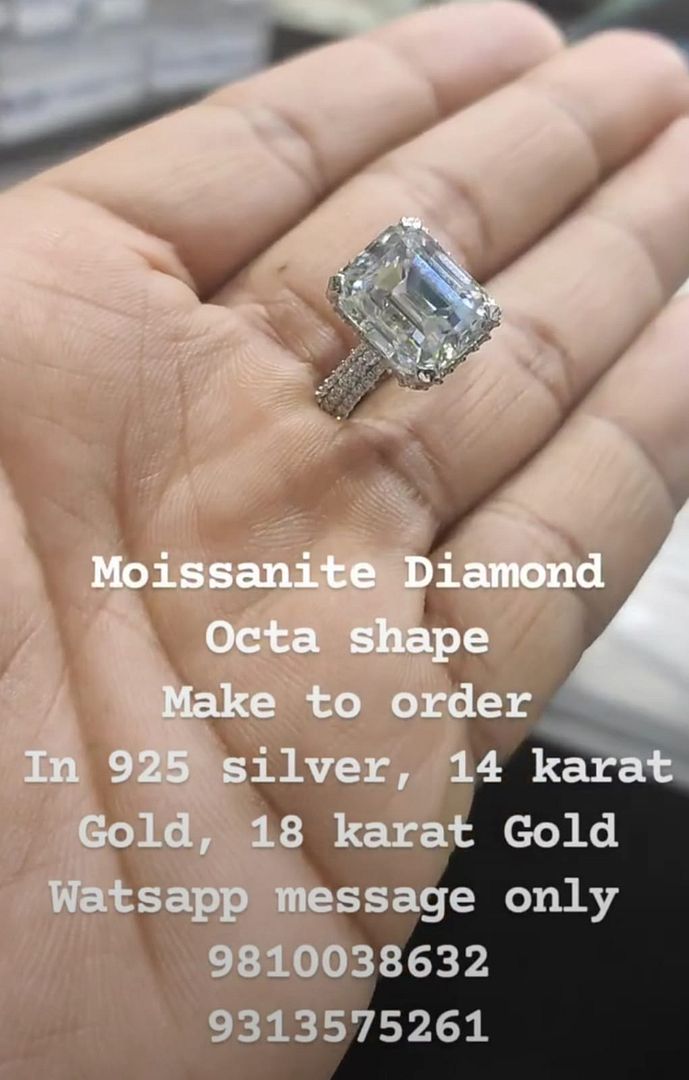Moissanite Ring By Chokerset MDR6045