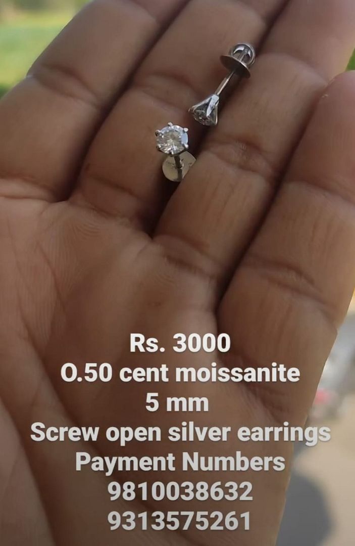 Moissanite Diamond Earings MDSS0052