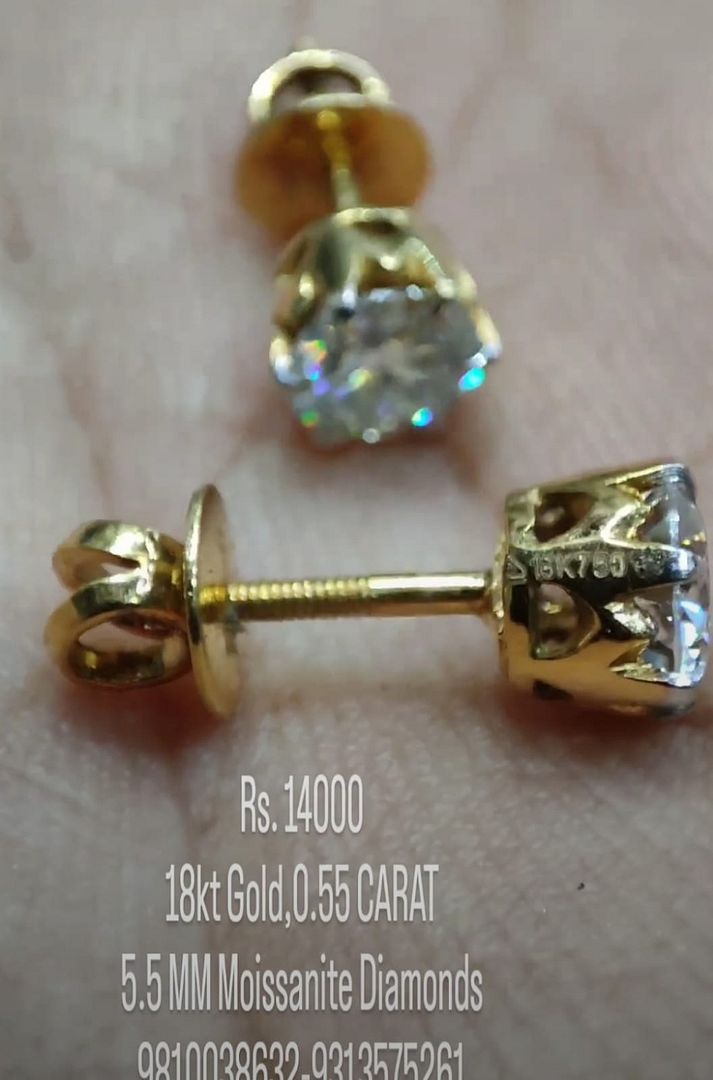 Moissanite Diamond Earings MDSS0061