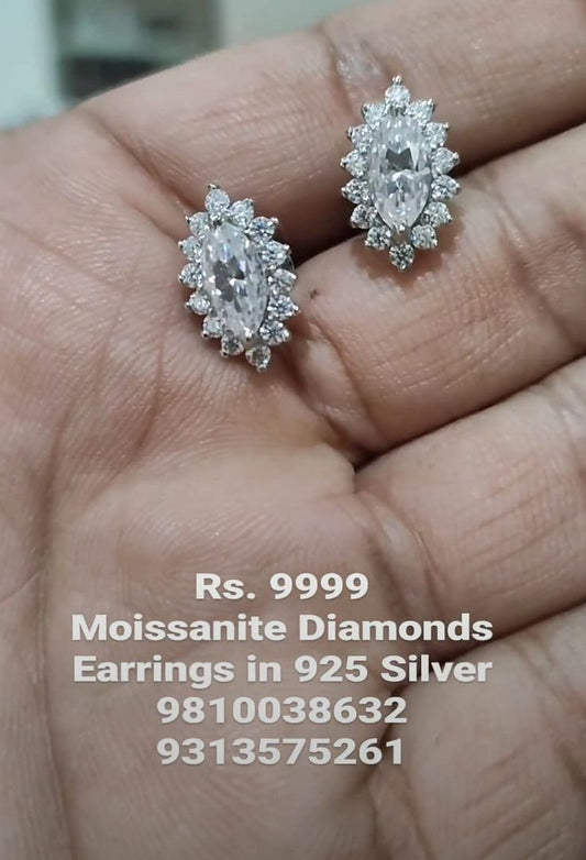 Moissanite Diamond Earings MDSS0063