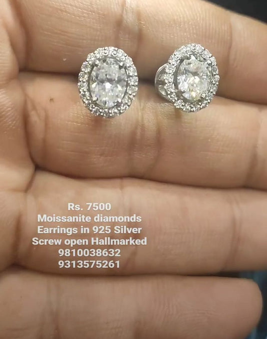 Moissanite Diamond Earings MDSS0065