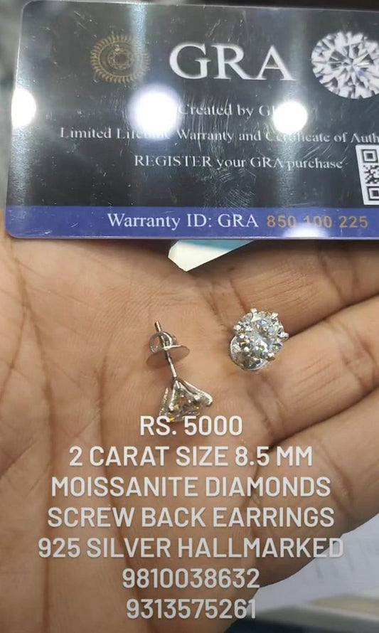 Moissanite Diamond Earings MDSS0067