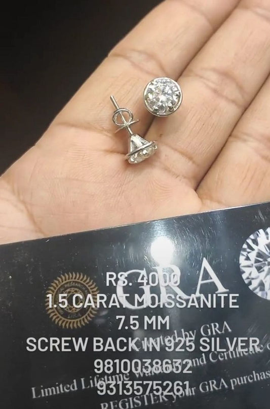 Moissanite Diamond Earings MDSS0068