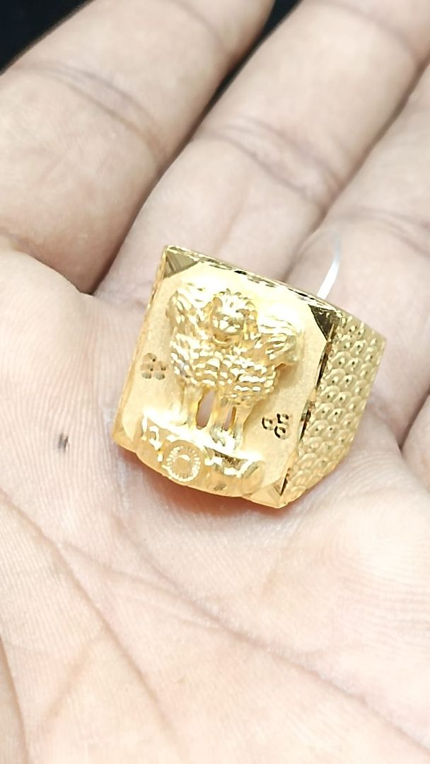 Ring Size 21 By Chokerset In Gold Forming GFGR6779