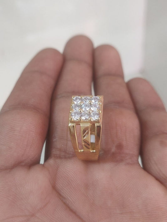 Ring Size 22 By Chokerset In Gold Forming GFGR6820