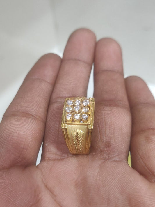 Ring Size 23 By Chokerset In Gold Forming GFGR6803