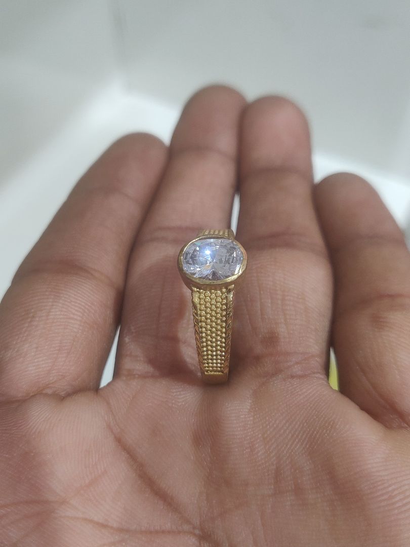 Ring Size 23 By Chokerset In Gold Forming GFGR6835