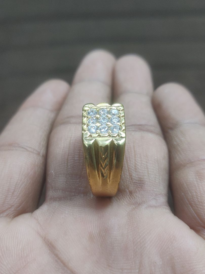 Ring Size 24 By Chokerset In Gold Forming GFGR6859