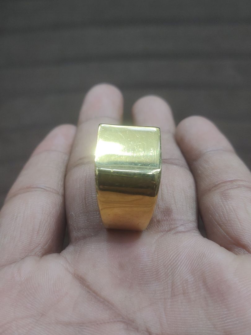 Ring Size 24 By Chokerset In Gold Forming GFGR6860