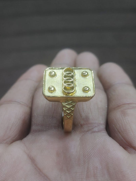 Ring Size 24 By Chokerset In Gold Forming GFGR6873